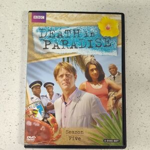 Death in Paradise Season Five DVD - Blue, Tan, White